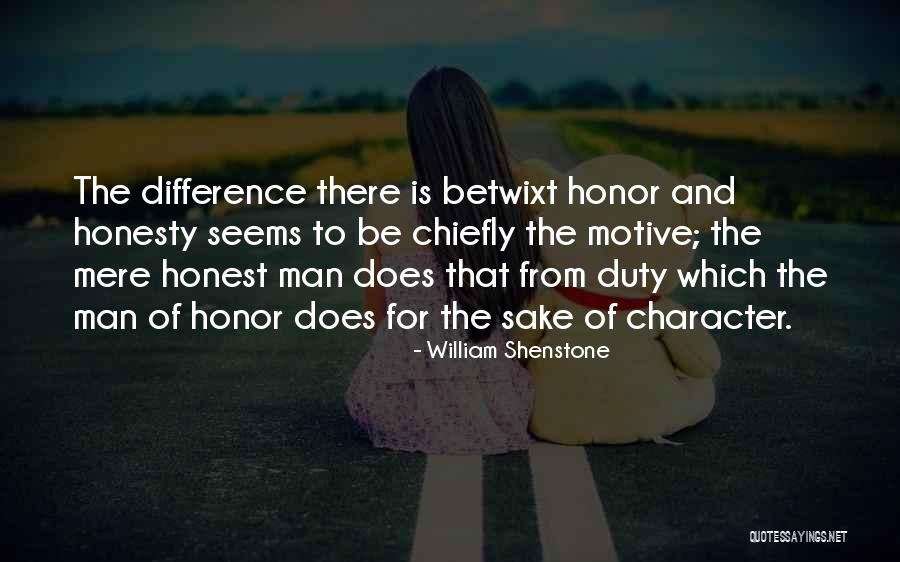 For Honor All Character Quotes By William Shenstone For Honor All Character Quotes By William Shenstone