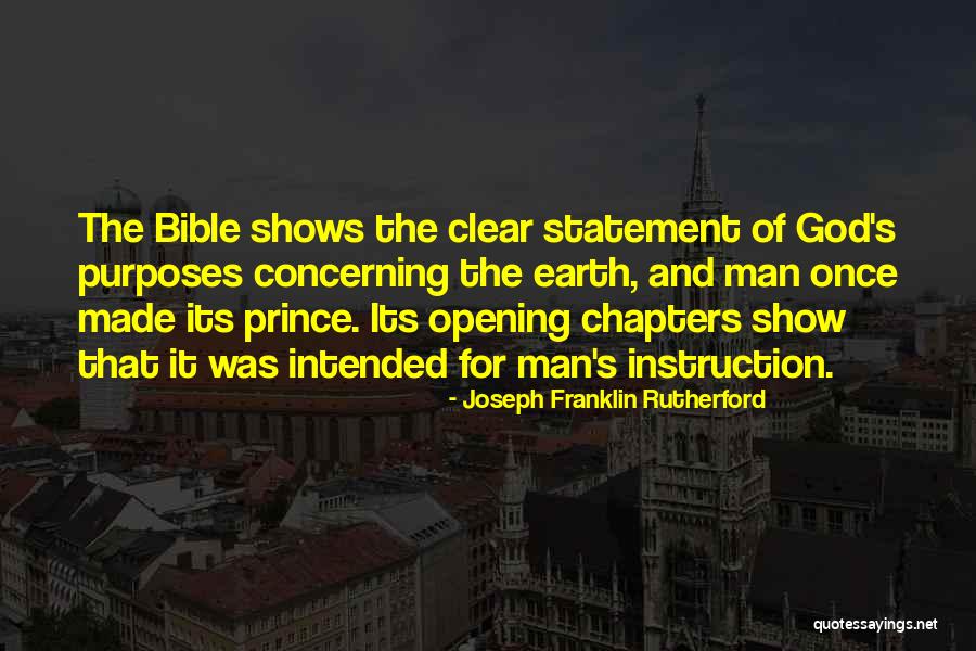 For Joseph Quotes By Joseph Franklin Rutherford