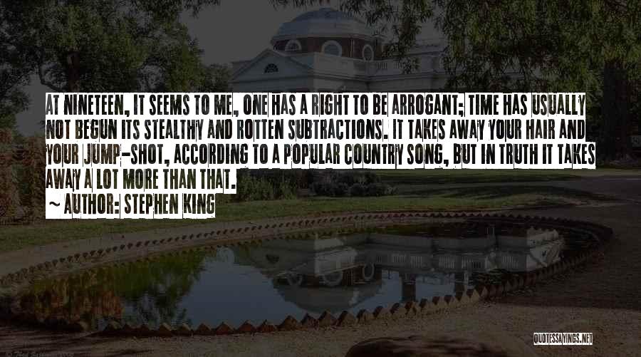 For King And Country Song Quotes By Stephen King