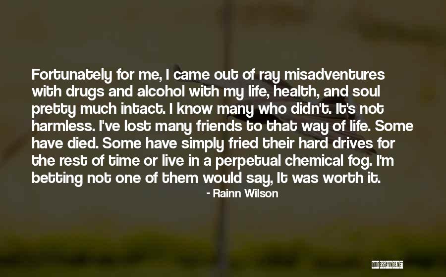 For Lost Friends Quotes By Rainn Wilson For Lost Friends Quotes By Rainn Wilson