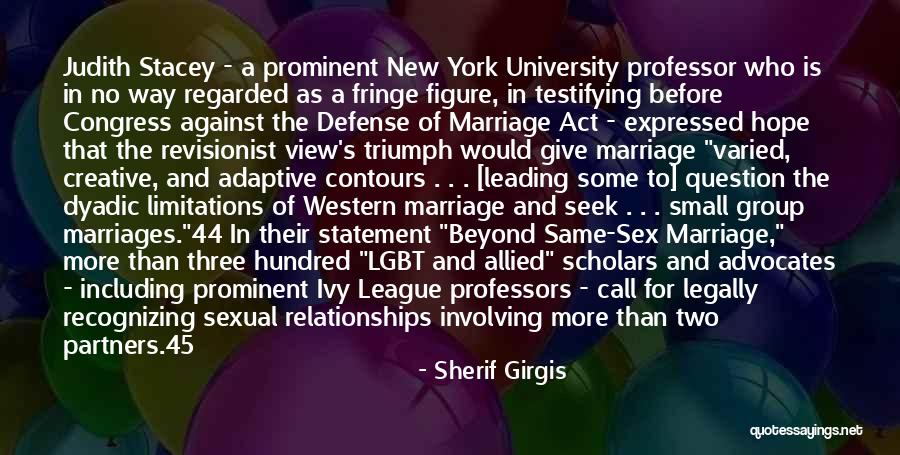 For Marriage Quotes By Sherif Girgis