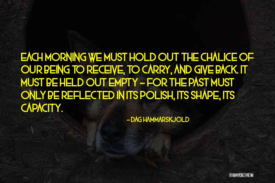 For Morning Quotes By Dag Hammarskjold