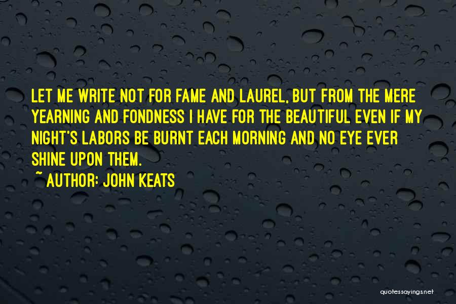 For Morning Quotes By John Keats