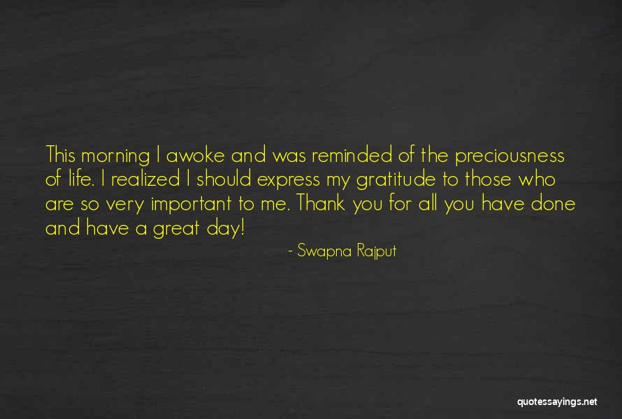 For Morning Quotes By Swapna Rajput