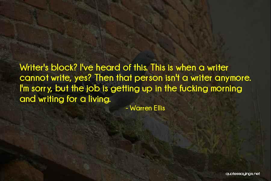 For Morning Quotes By Warren Ellis