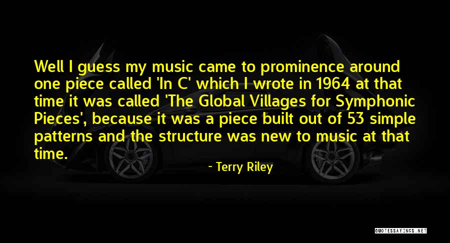 For Music Quotes By Terry Riley