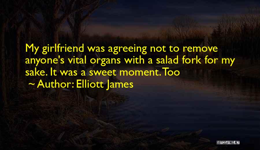 For My Girlfriend Quotes By Elliott James
