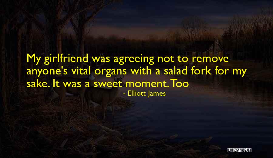 For My Girlfriend Quotes By Elliott James