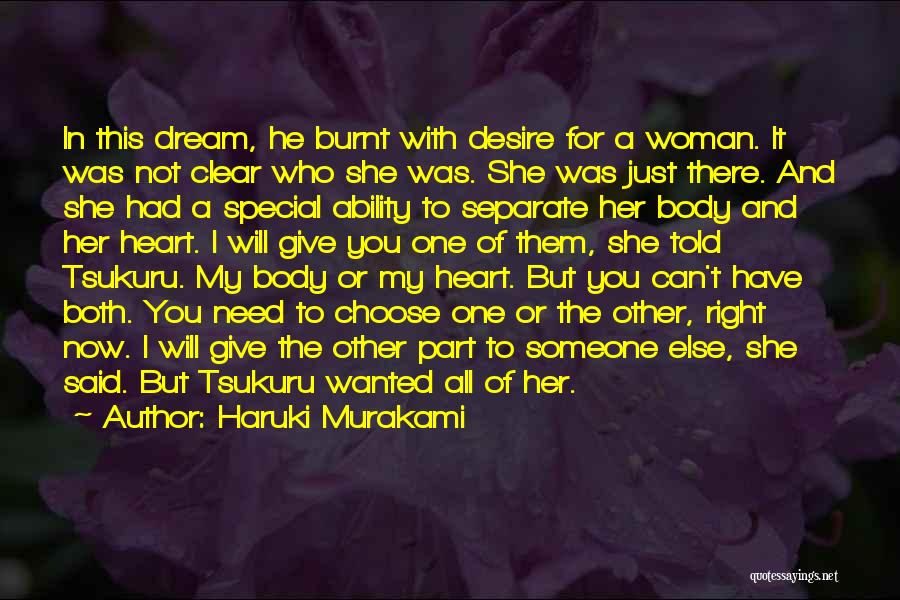 For My Special Someone Quotes By Haruki Murakami