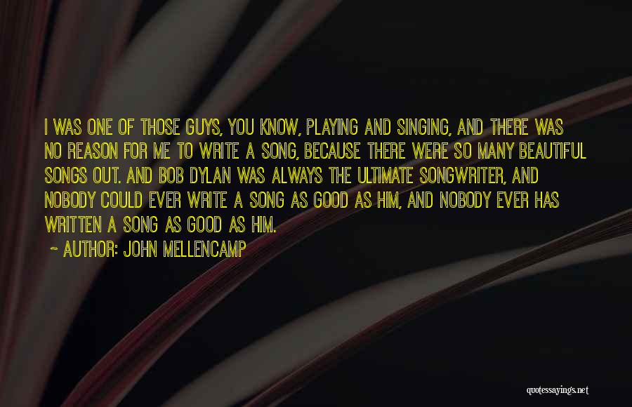 For Nobody Quotes By John Mellencamp