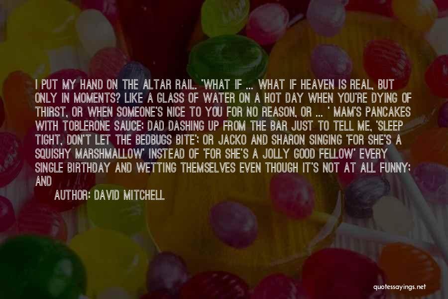 For One More Day Quotes By David Mitchell
