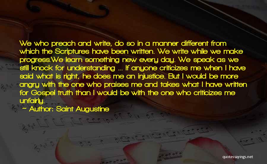 For One More Day Quotes By Saint Augustine