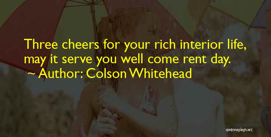 For Rent Quotes By Colson Whitehead