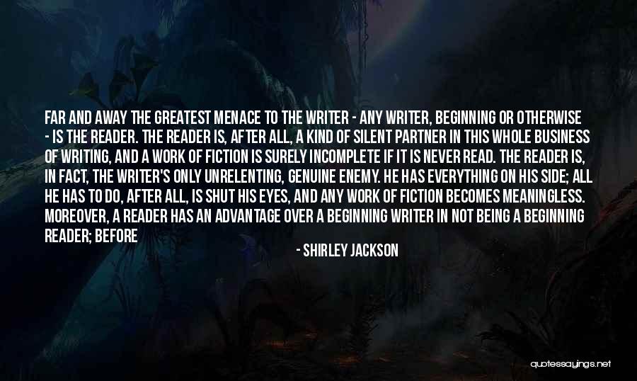 For The Beginning Writer Quotes By Shirley Jackson For The Beginning Writer Quotes By Shirley Jackson