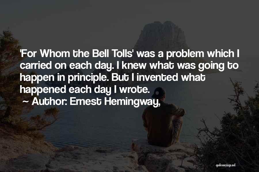 For Whom The Bell Quotes By Ernest Hemingway,