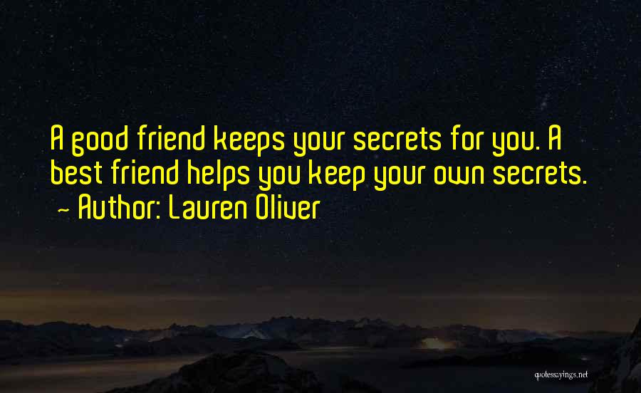 For Your Best Friend Quotes By Lauren Oliver