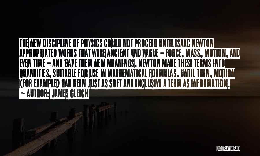Force And Motion Quotes By James Gleick