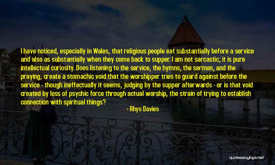 Force Connection Quotes By Rhys Davies