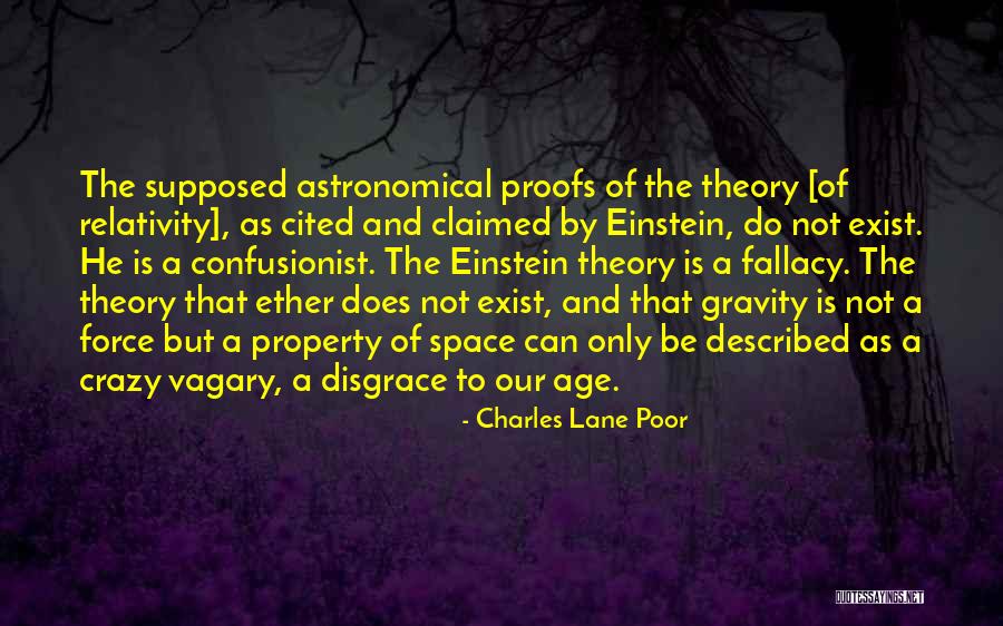 Force Of Gravity Quotes By Charles Lane Poor