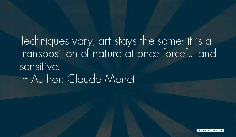 Forceful Quotes By Claude Monet