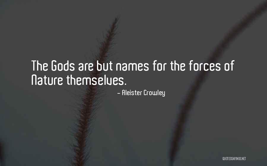Forces Of Nature Quotes By Aleister Crowley