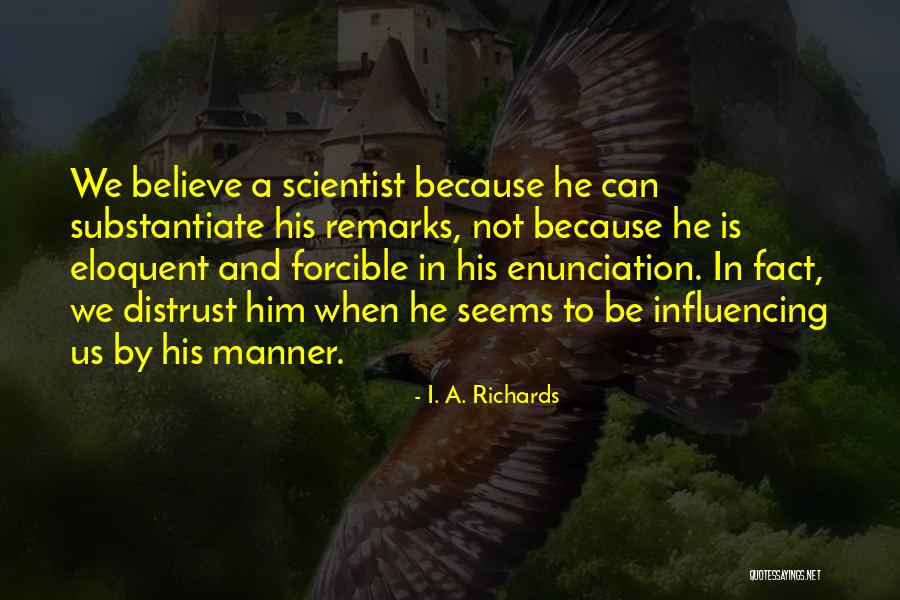 Forcible Quotes By I. A. Richards Forcible Quotes By I. A. Richards