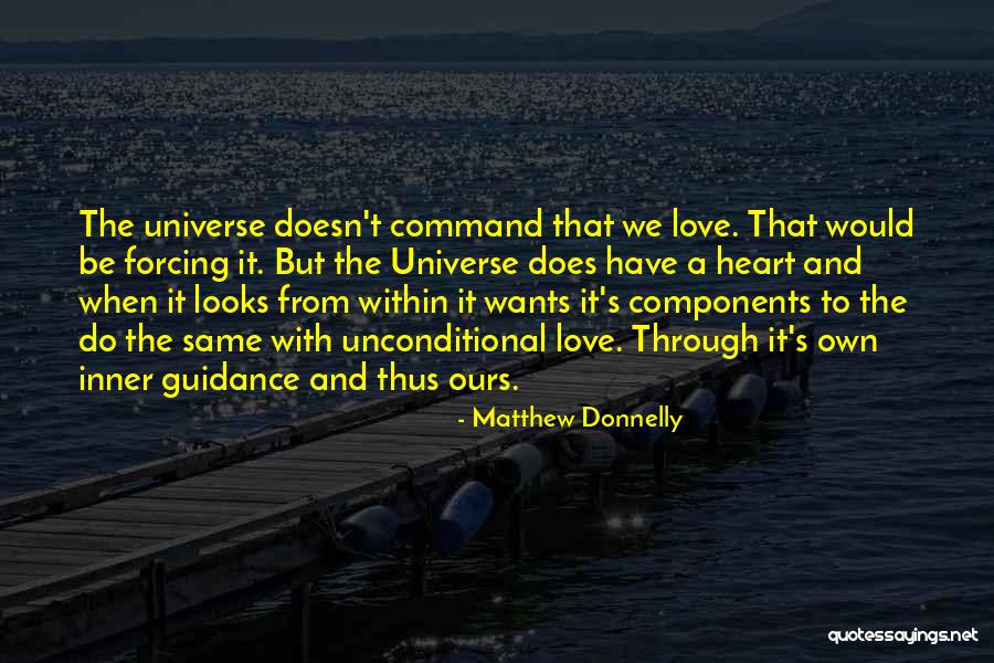 Forcing Love Quotes By Matthew Donnelly