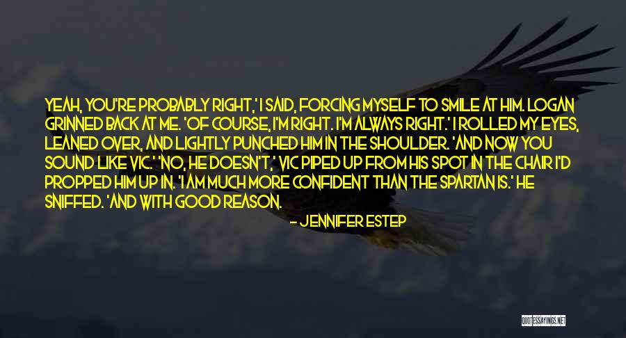 Forcing Yourself To Smile Quotes By Jennifer Estep Forcing Yourself To Smile Quotes By Jennifer Estep