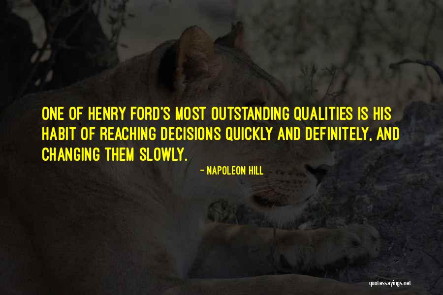 Ford's Quotes By Napoleon Hill