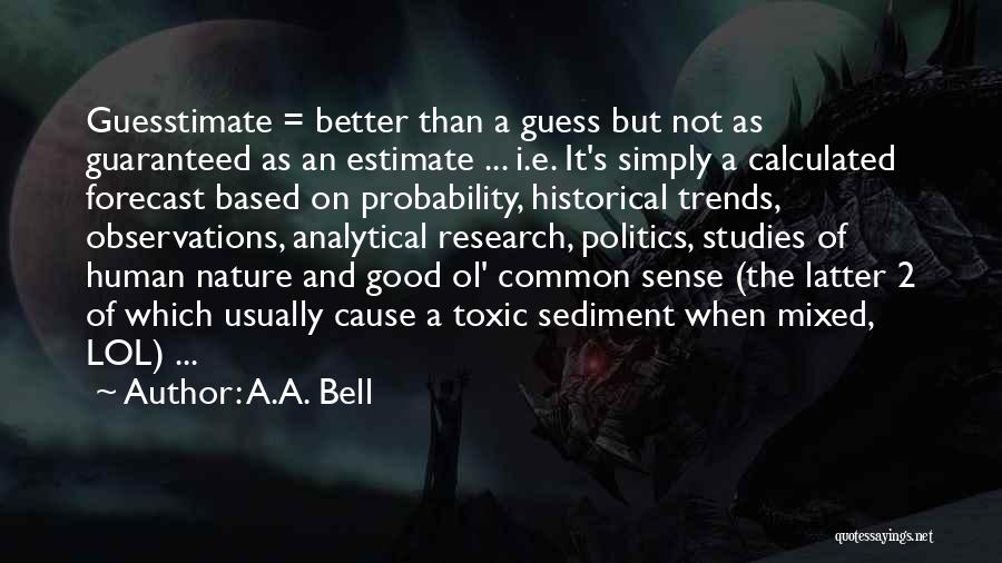 Forecast Quotes By A.A. Bell