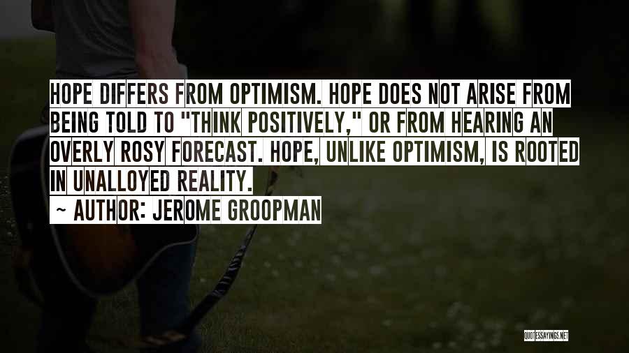 Forecast Quotes By Jerome Groopman