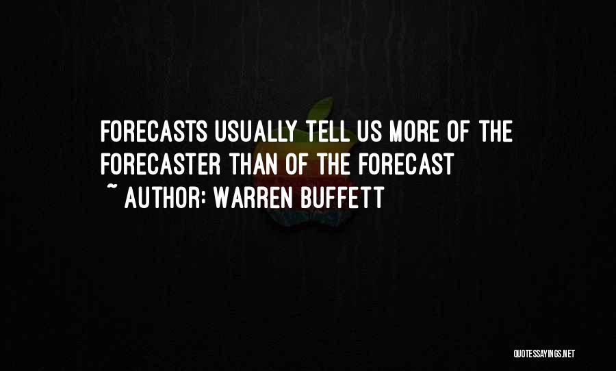 Forecast Quotes By Warren Buffett