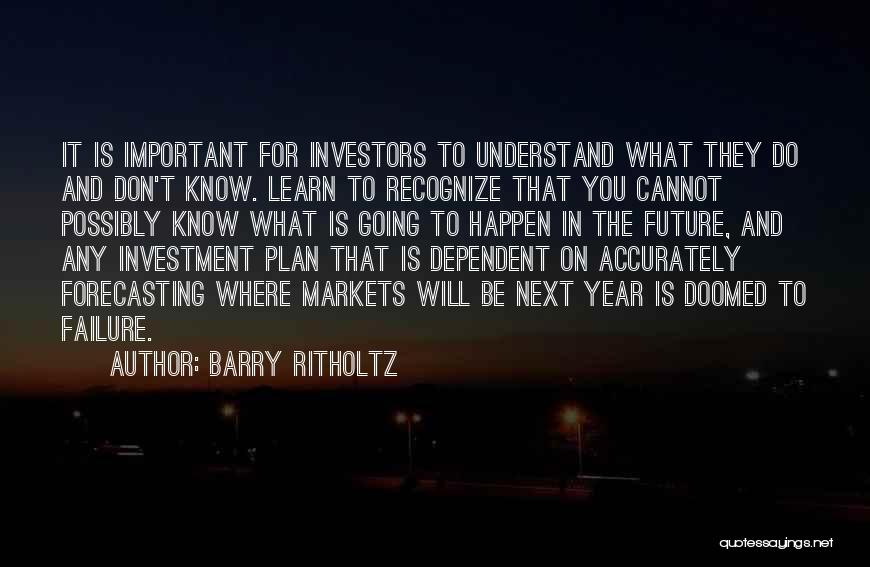 Forecasting Quotes By Barry Ritholtz