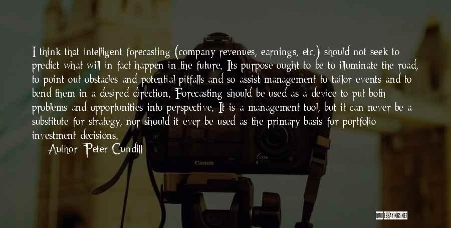 Forecasting Quotes By Peter Cundill