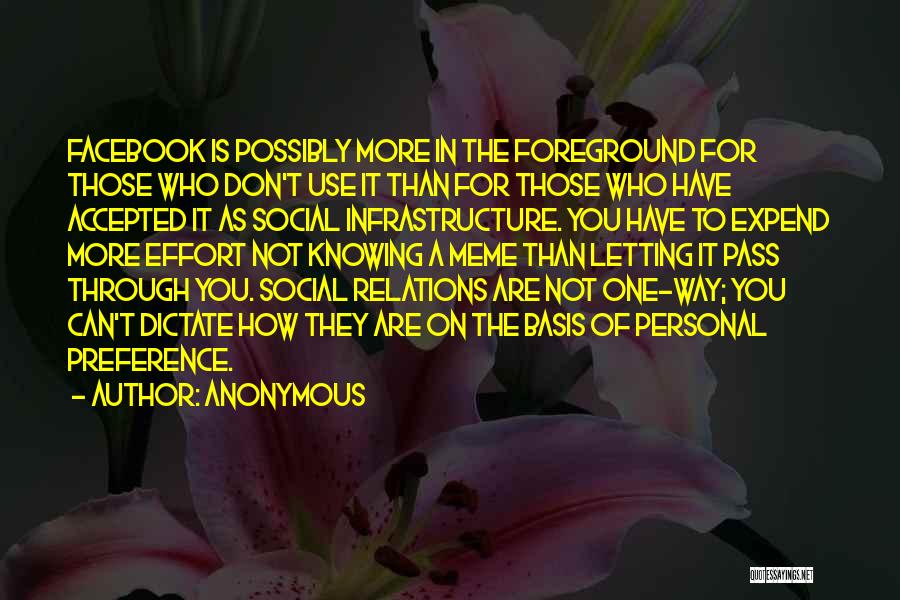 Foreground Quotes By Anonymous