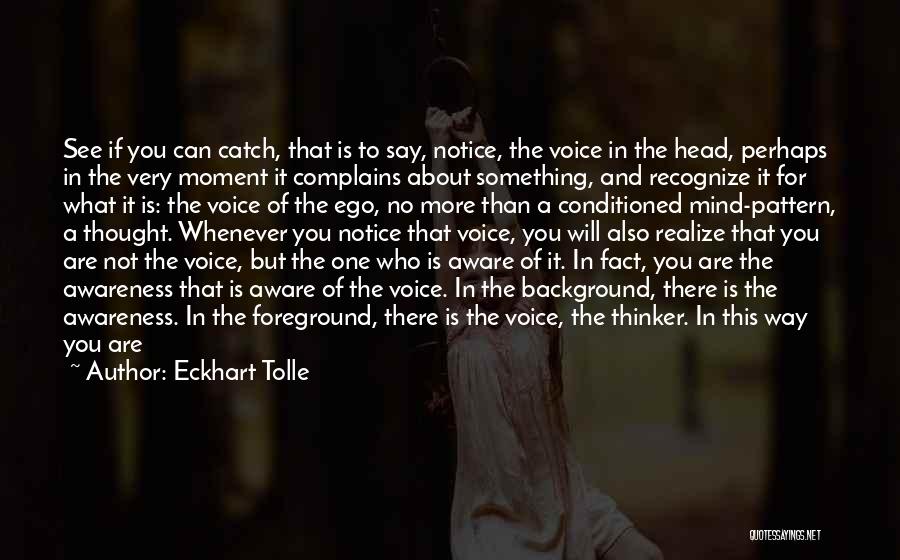 Foreground Quotes By Eckhart Tolle