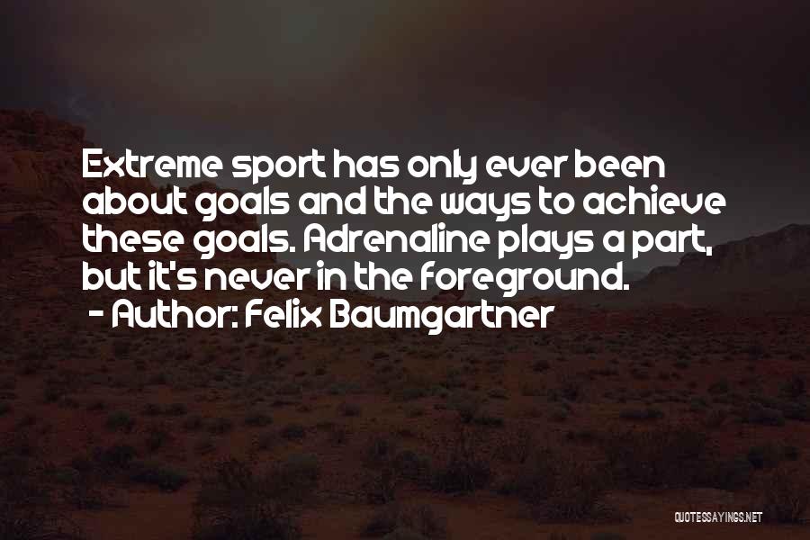 Foreground Quotes By Felix Baumgartner