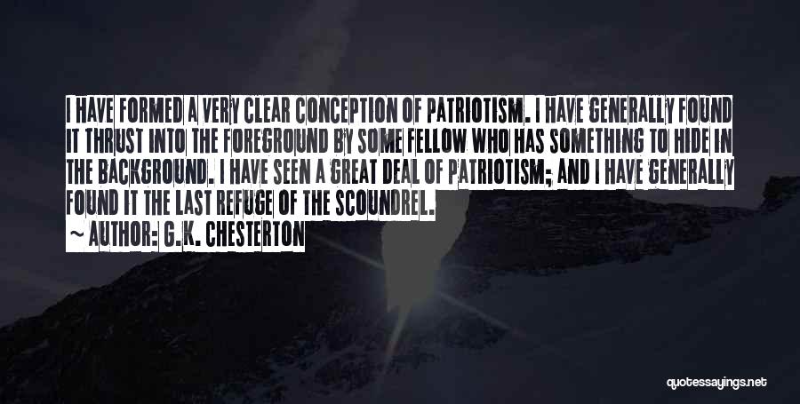 Foreground Quotes By G.K. Chesterton