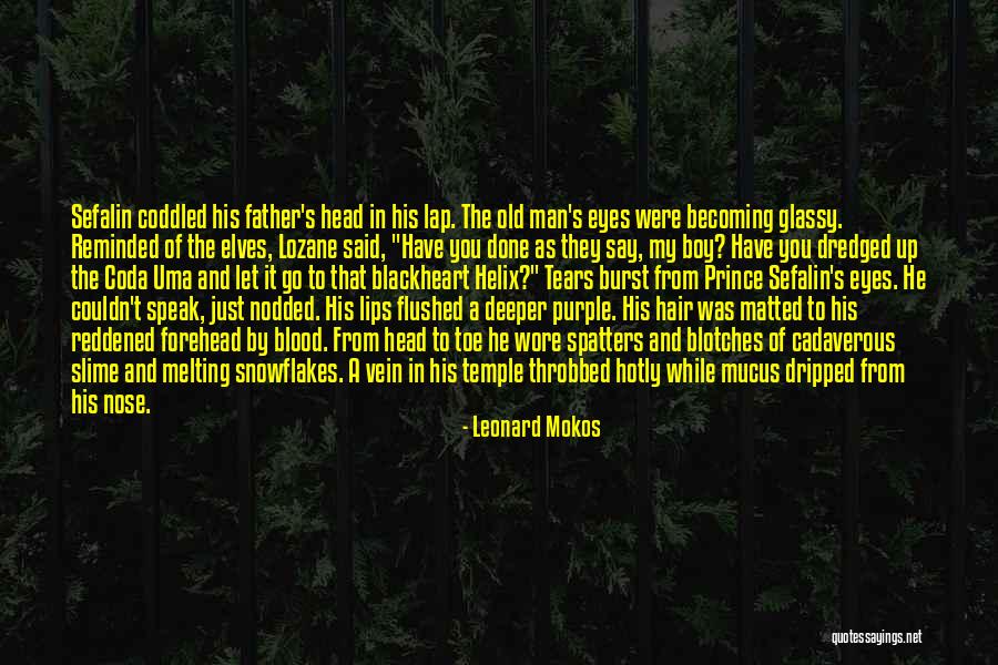 Forehead And Nose Quotes By Leonard Mokos Forehead And Nose Quotes By Leonard Mokos