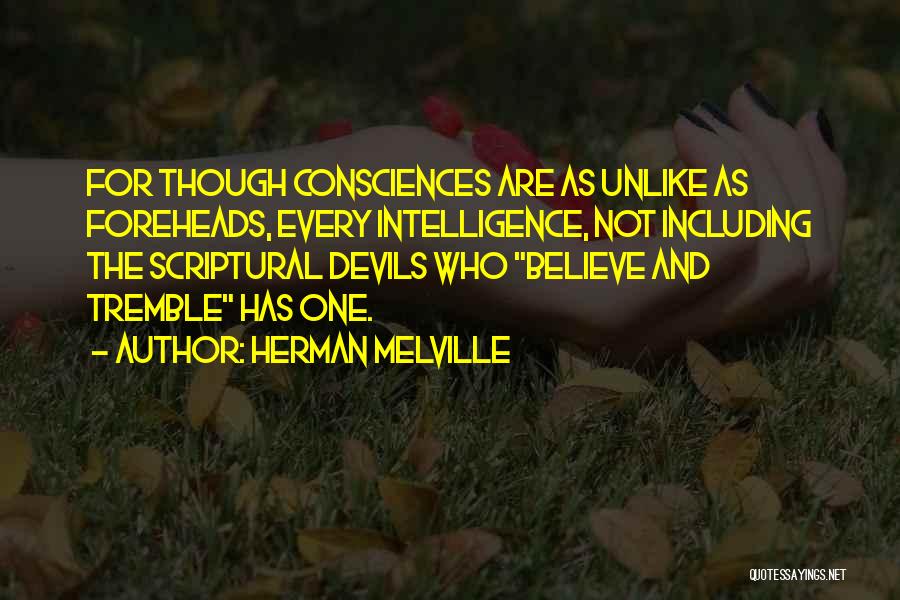 Foreheads Quotes By Herman Melville