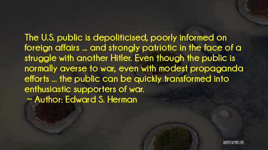 Foreign Affairs Quotes By Edward S. Herman