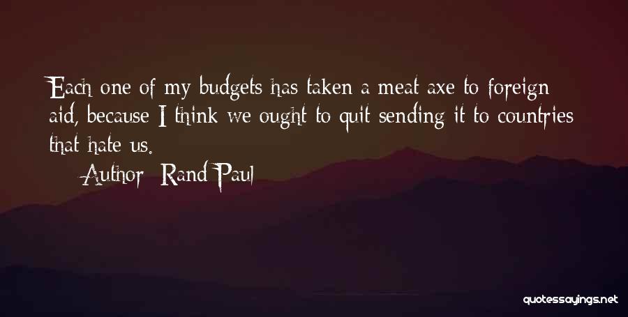 Foreign Countries Quotes By Rand Paul