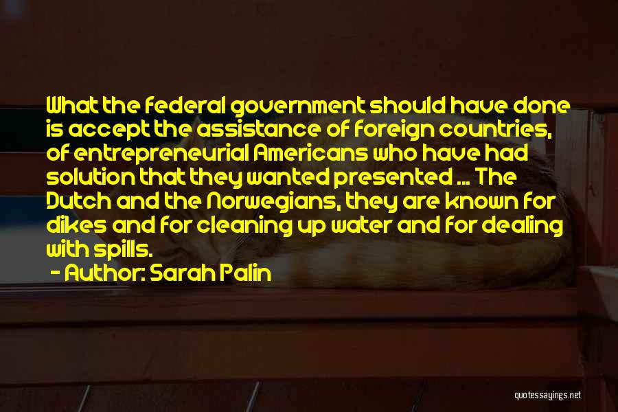 Foreign Countries Quotes By Sarah Palin