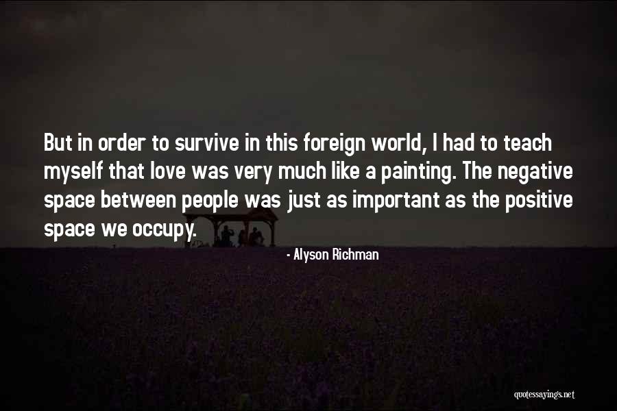 Foreign Love Quotes By Alyson Richman