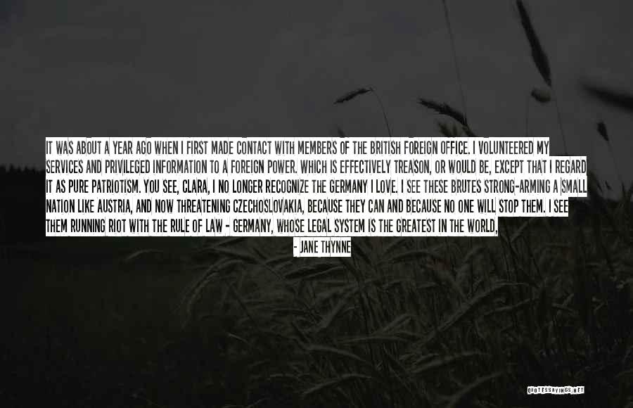 Foreign Love Quotes By Jane Thynne Foreign Love Quotes By Jane Thynne