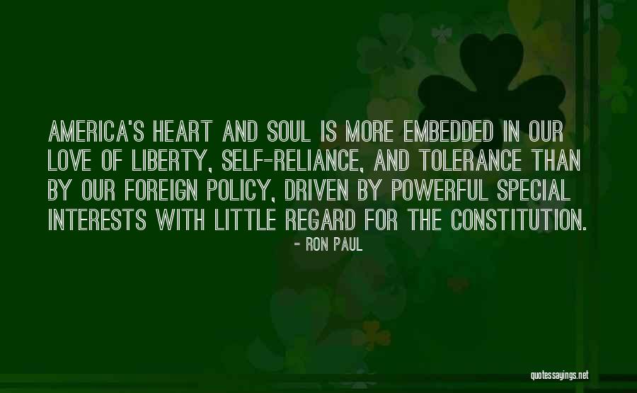 Foreign Love Quotes By Ron Paul