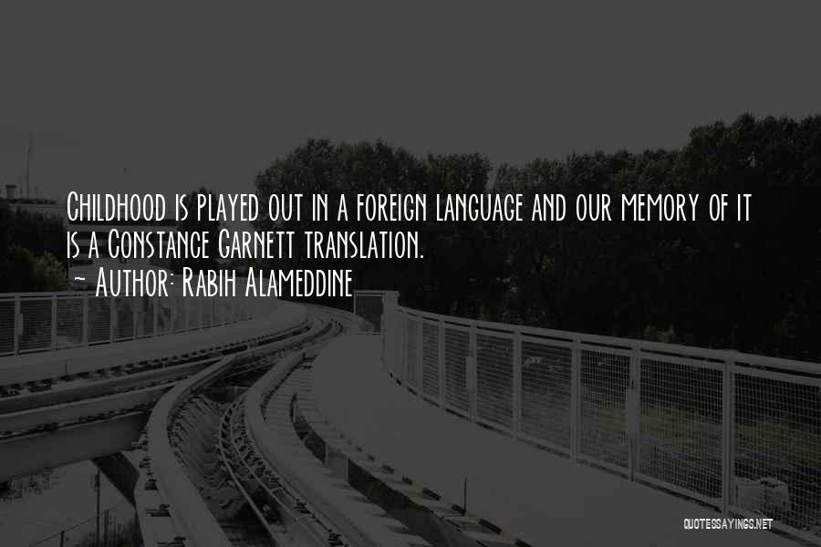 Foreign Quotes By Rabih Alameddine
