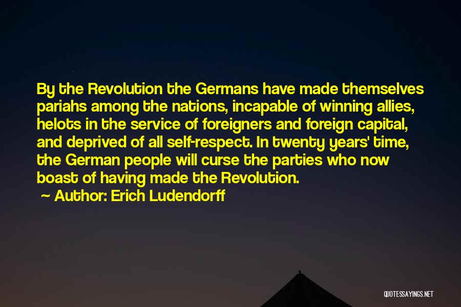 Foreign Service Quotes By Erich Ludendorff