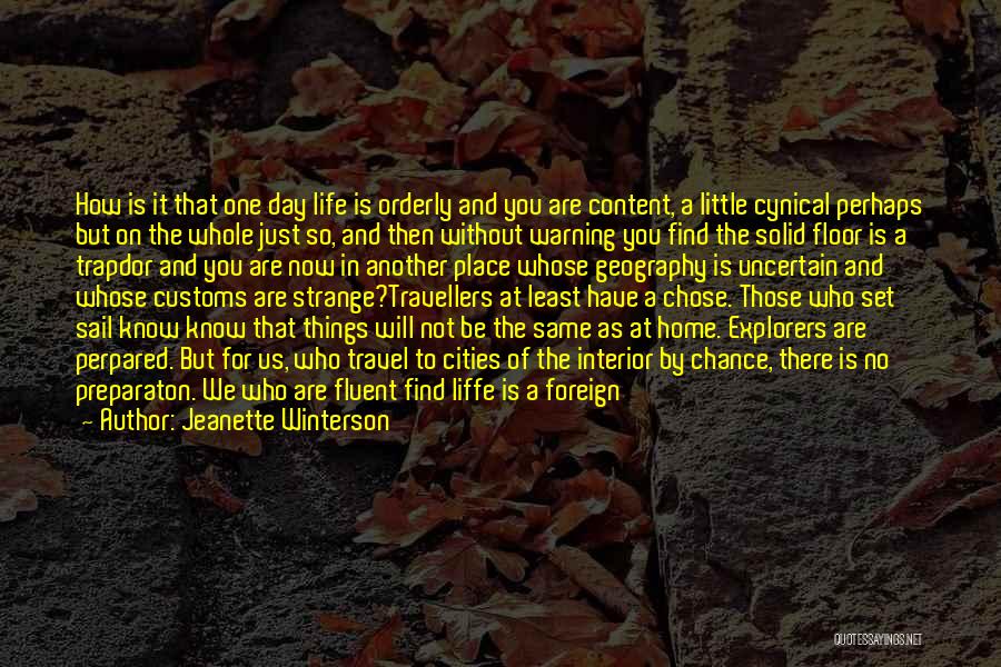 Foreign Travel Quotes By Jeanette Winterson