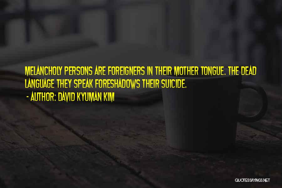 Foreigners Quotes By David Kyuman Kim